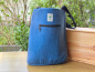 Preview: Schlichte Tasche in Blau mit klarer Form